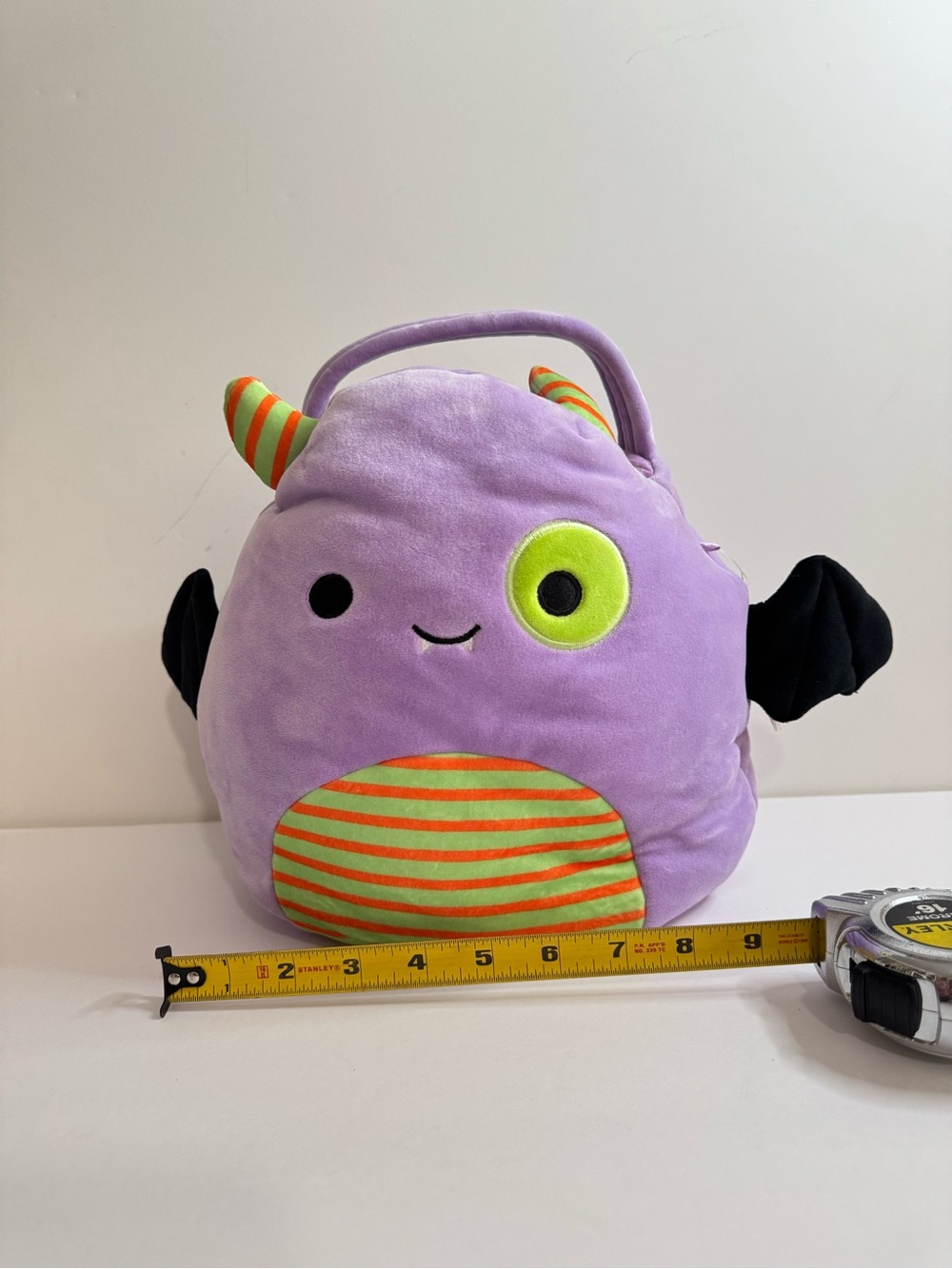 Purple Monster Plush Tote for Kids - Cute Carry Handle